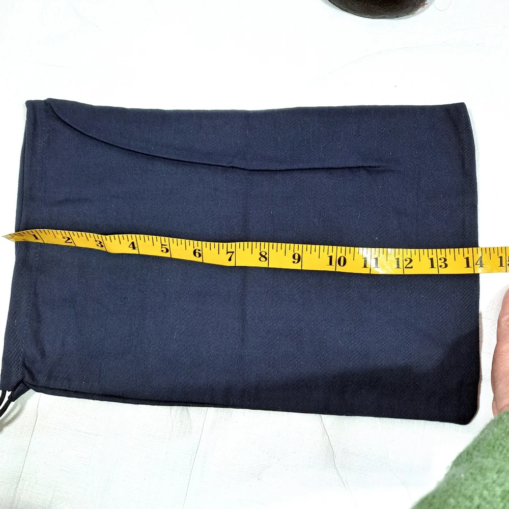 Ralph Lauren Navy Blue Dust Cover Cotton Drawstring Pouch Bag